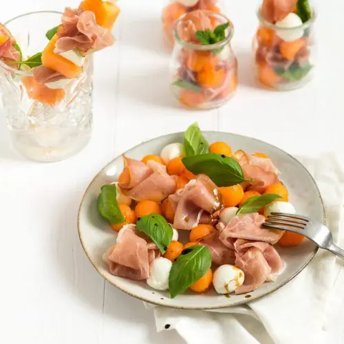 meloen met ham