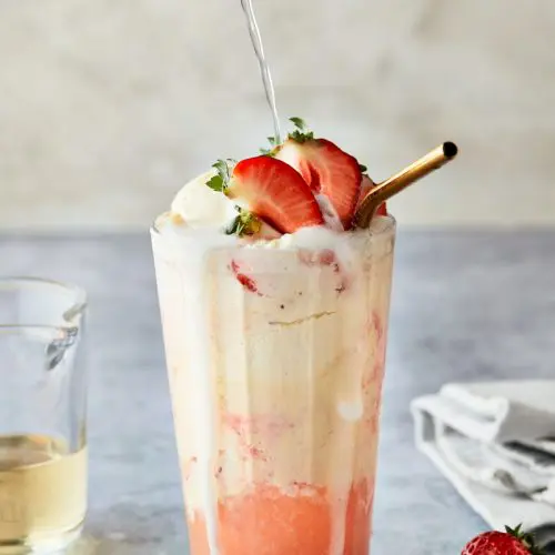 Aardbeien floats
