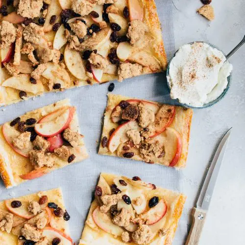 Recept appelkruimel plaattaart