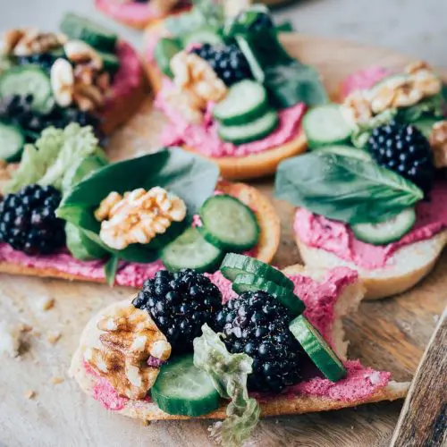 Bietenspread op toast