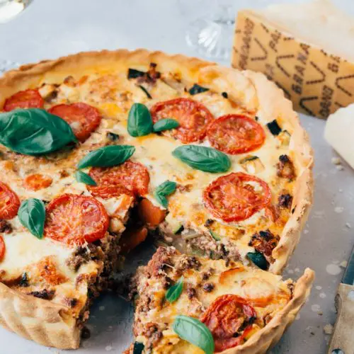 Quiche bolognese