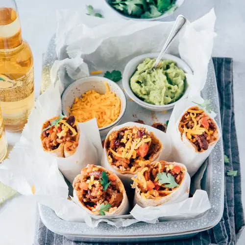 Burritos met gehakt