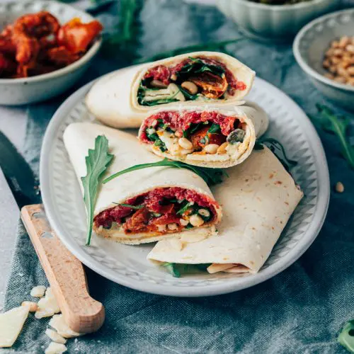 Carpaccio wraps maken