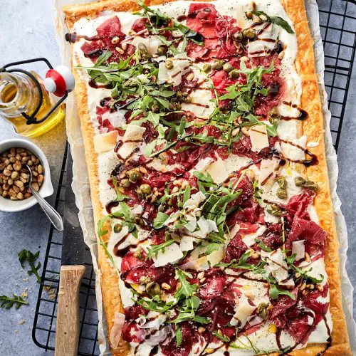 Carpaccio plaattaart - carpaccio recepten