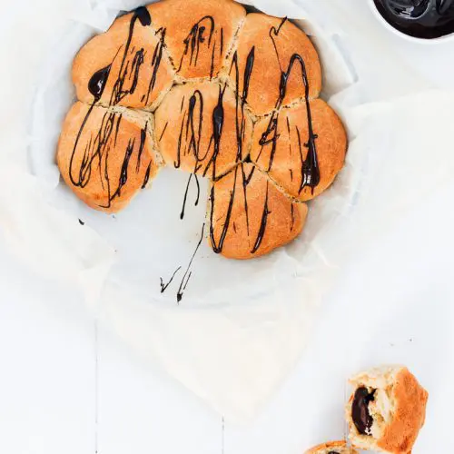 Chocolade brioche breekbrood