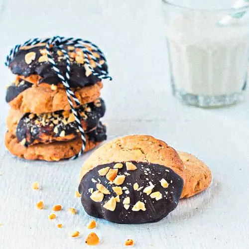 Chocolade pindakaas koekjes