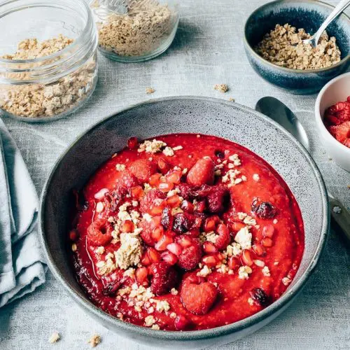 frambozen smoothie bowl
