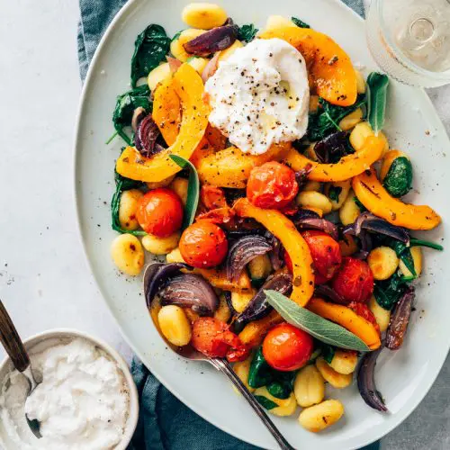Gnocchi uit de pan met pompoen