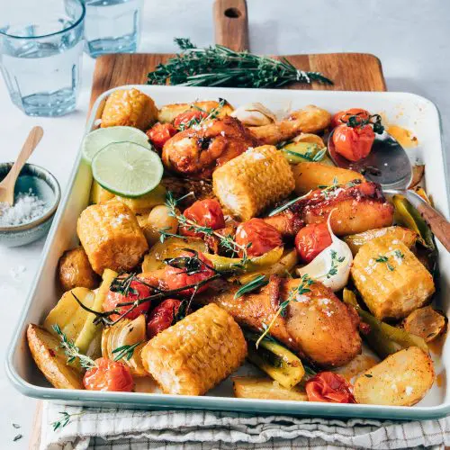 Gegrilde kip uit de oven