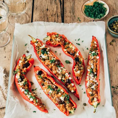 Gevulde paprika met tonijn