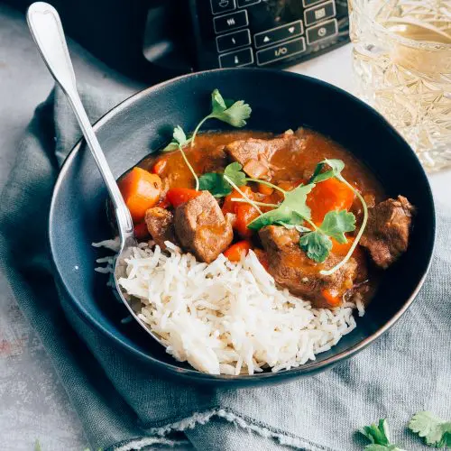 goulash uit de slowcooker