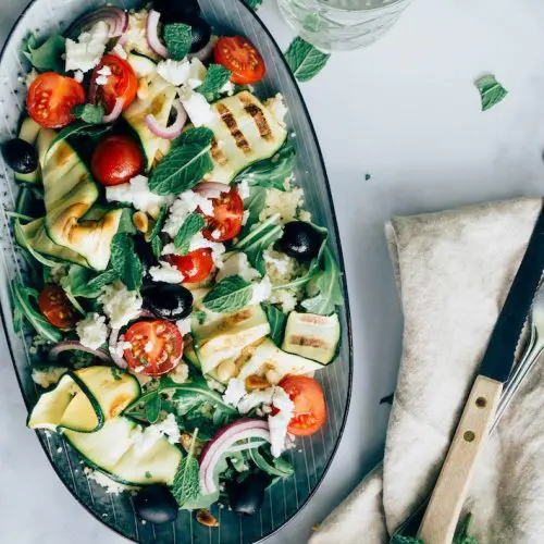 gegrilde courgette - couscoussalade