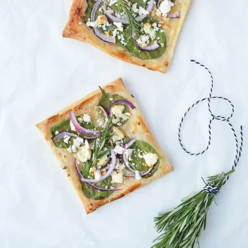 Griekse mini pizza