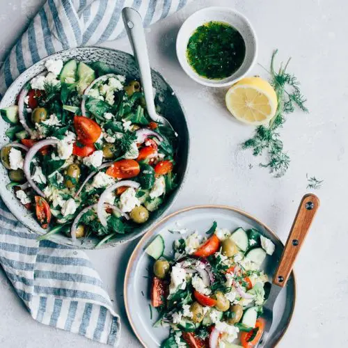 Griekse orzo salade recept