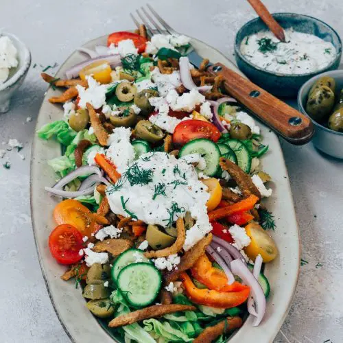 Griekse pastasalade