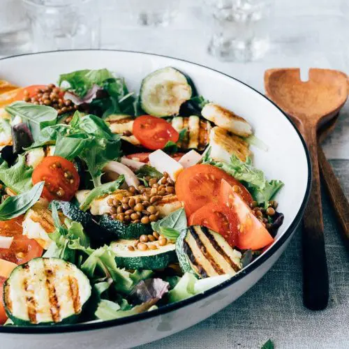 halloumi salade
