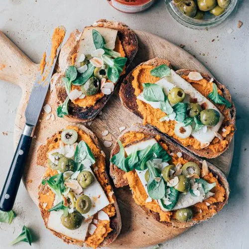 Harissaspread - vegetarische broodjes