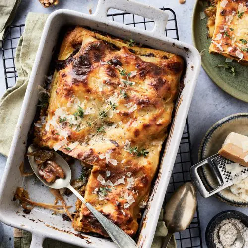 Lasagne met prei