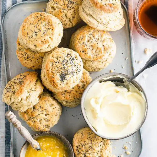 citroen maanzaad scones