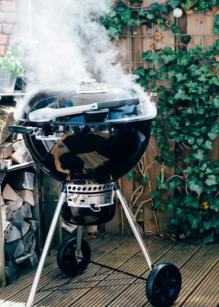 Makreel roken op de bbq