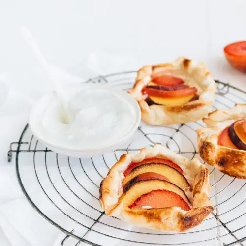 Mini galettes met steenfruit