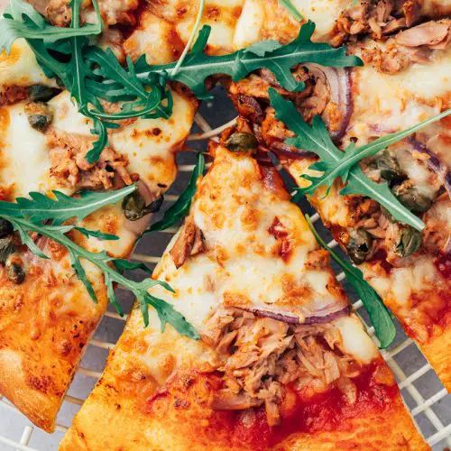 pizza met tonijn