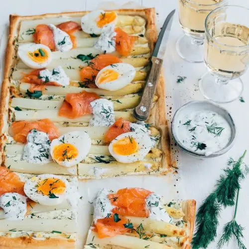 Recept plaattaart met asperges