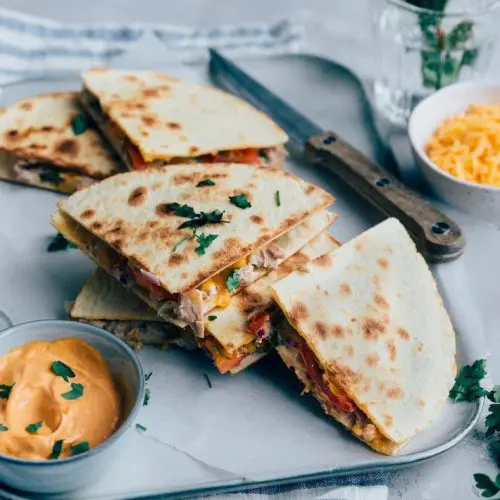 Quesadillas maken