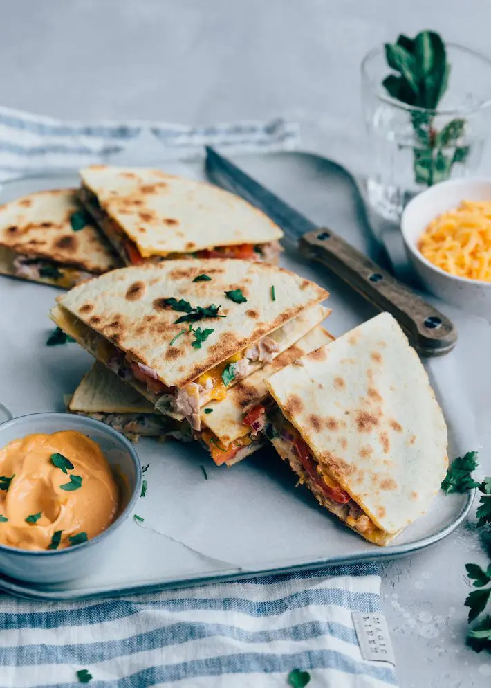 Quesadillas maken