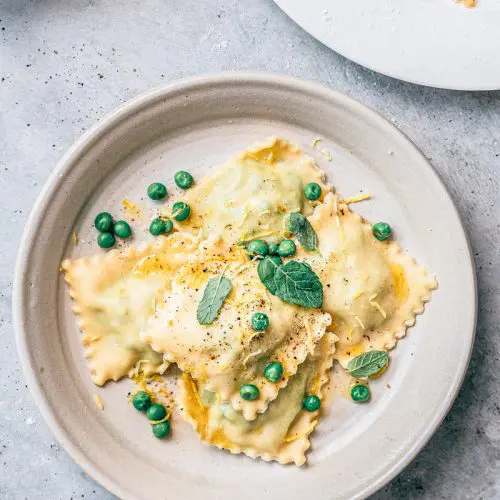 Ravioli met ricotta