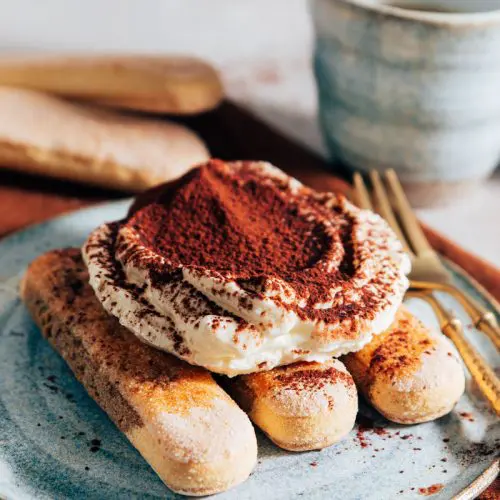 Tiramisu zonder alcohol en ei