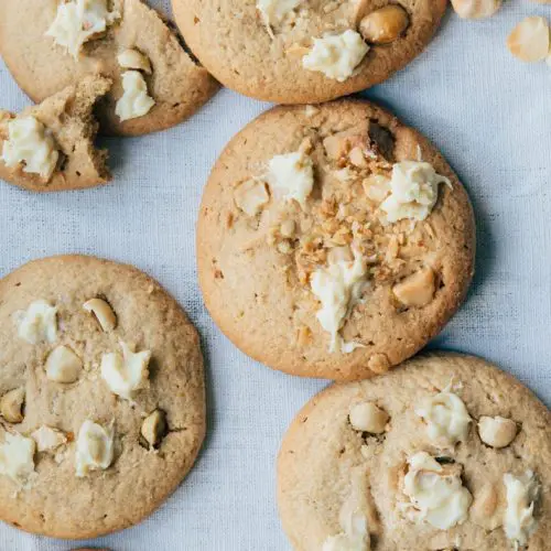Recept koekjes met witte chocola