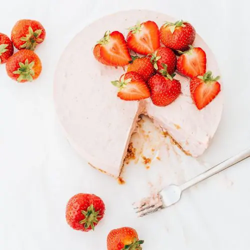 aardbeien kwarktaart