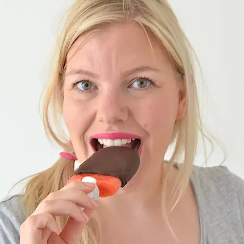 aardbeien popsicle