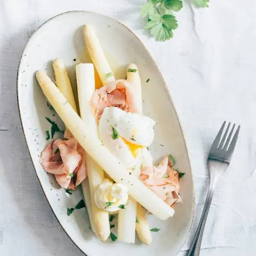 asperges met ham en ei