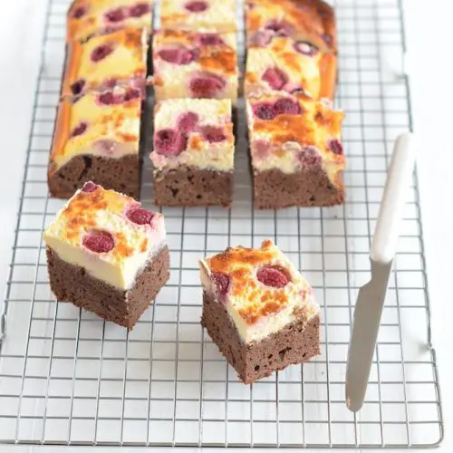brownies met cheesecake