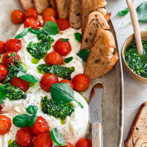 burrata met tomaat