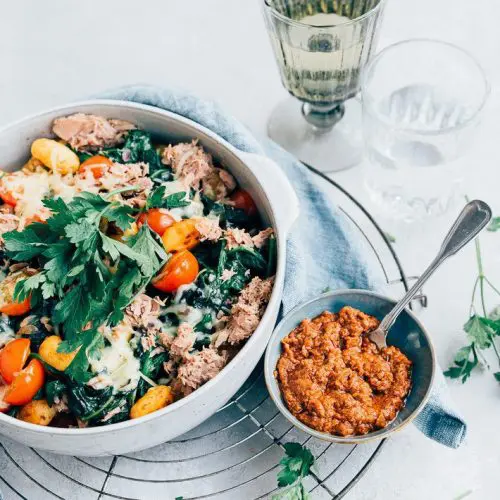 gnocchi met tonijn