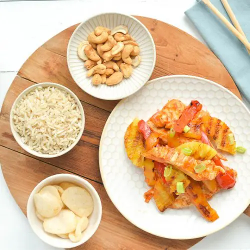 kip hawai in zoetzure saus
