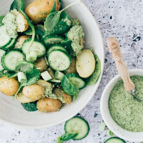 krieltjes salade