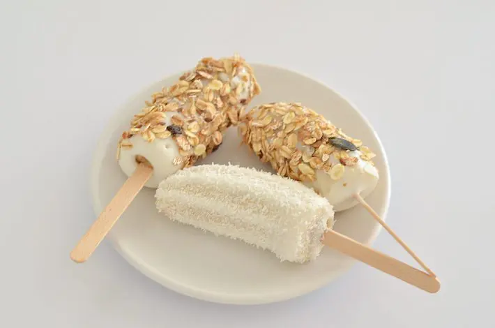 ontbijt bananen ijsjes
