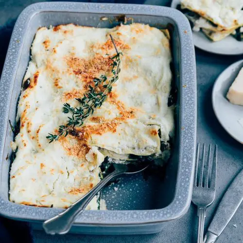 witte lasagne