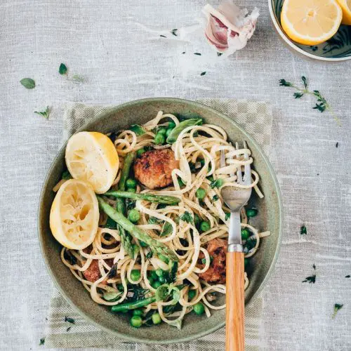 pasta met doperwten