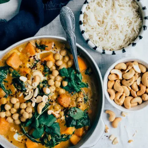 spinazie curry