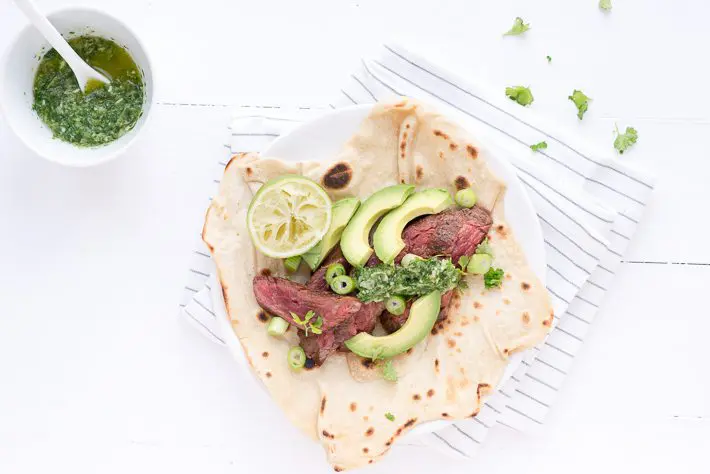 wraps met biefstuk en groene salsa-9