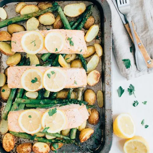 zalm uit de oven