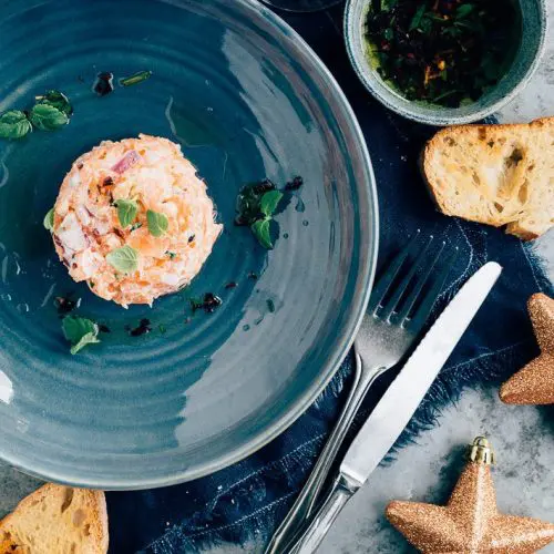 Zalmtartaar recept