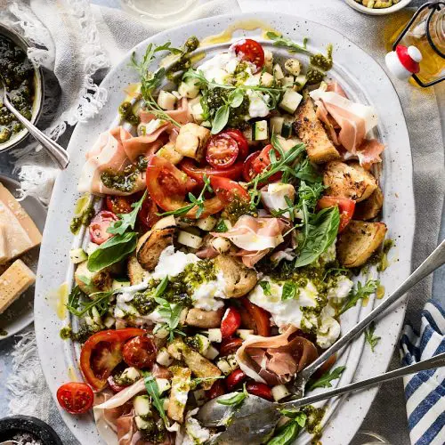 Salade met stracciatella