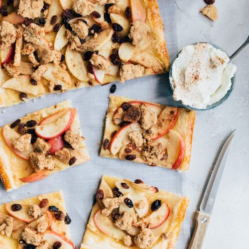 Recept appelkruimel plaattaart