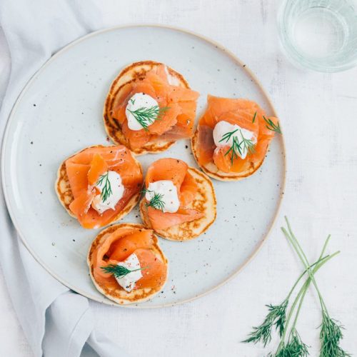Blini's met zalm